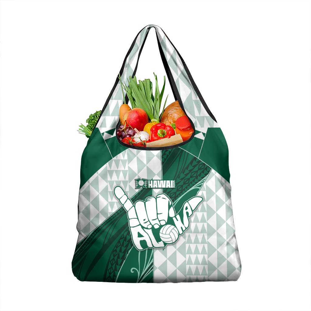 Hawaii Volleyball Grocery Bag Shaka Aloha Hand