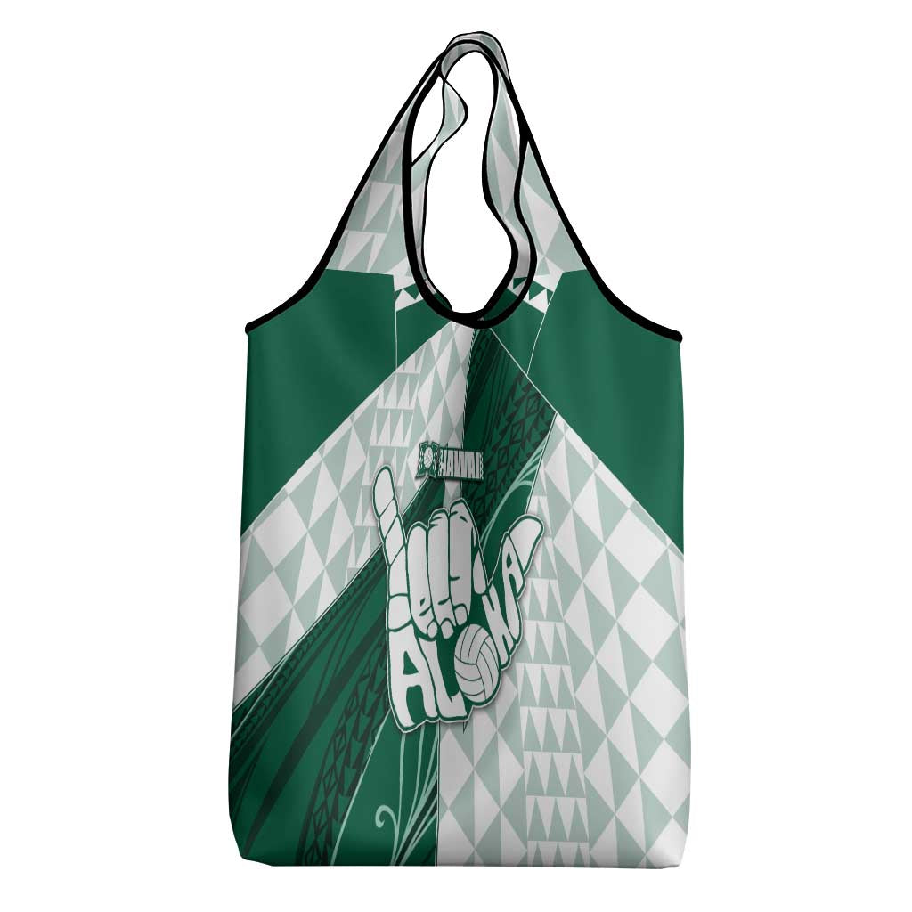 Hawaii Volleyball Grocery Bag Shaka Aloha Hand