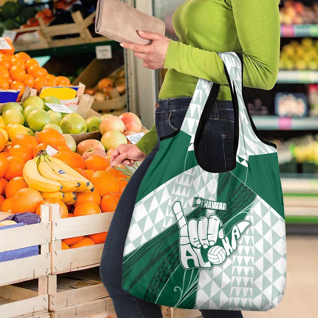 Hawaii Volleyball Grocery Bag Shaka Aloha Hand