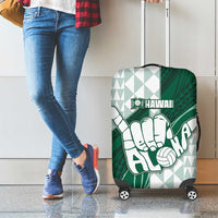 Hawaii Volleyball Luggage Cover Shaka Aloha Hand