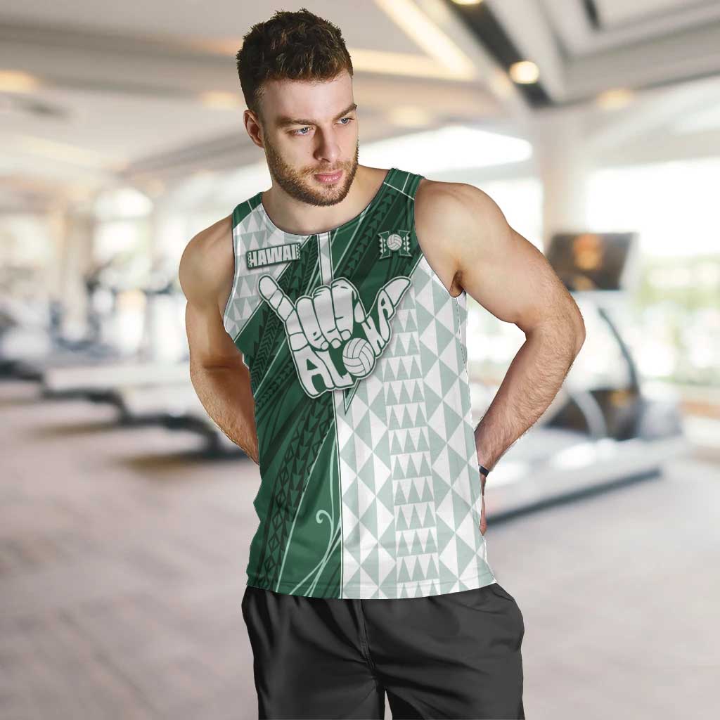 Custom Hawaii Volleyball Men Tank Top Shaka Aloha Hand
