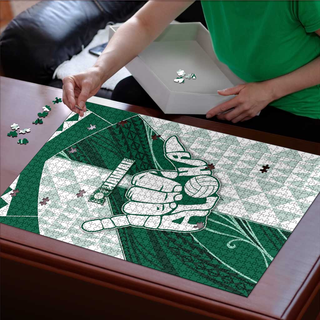 Hawaii Volleyball Puzzle Shaka Aloha Hand