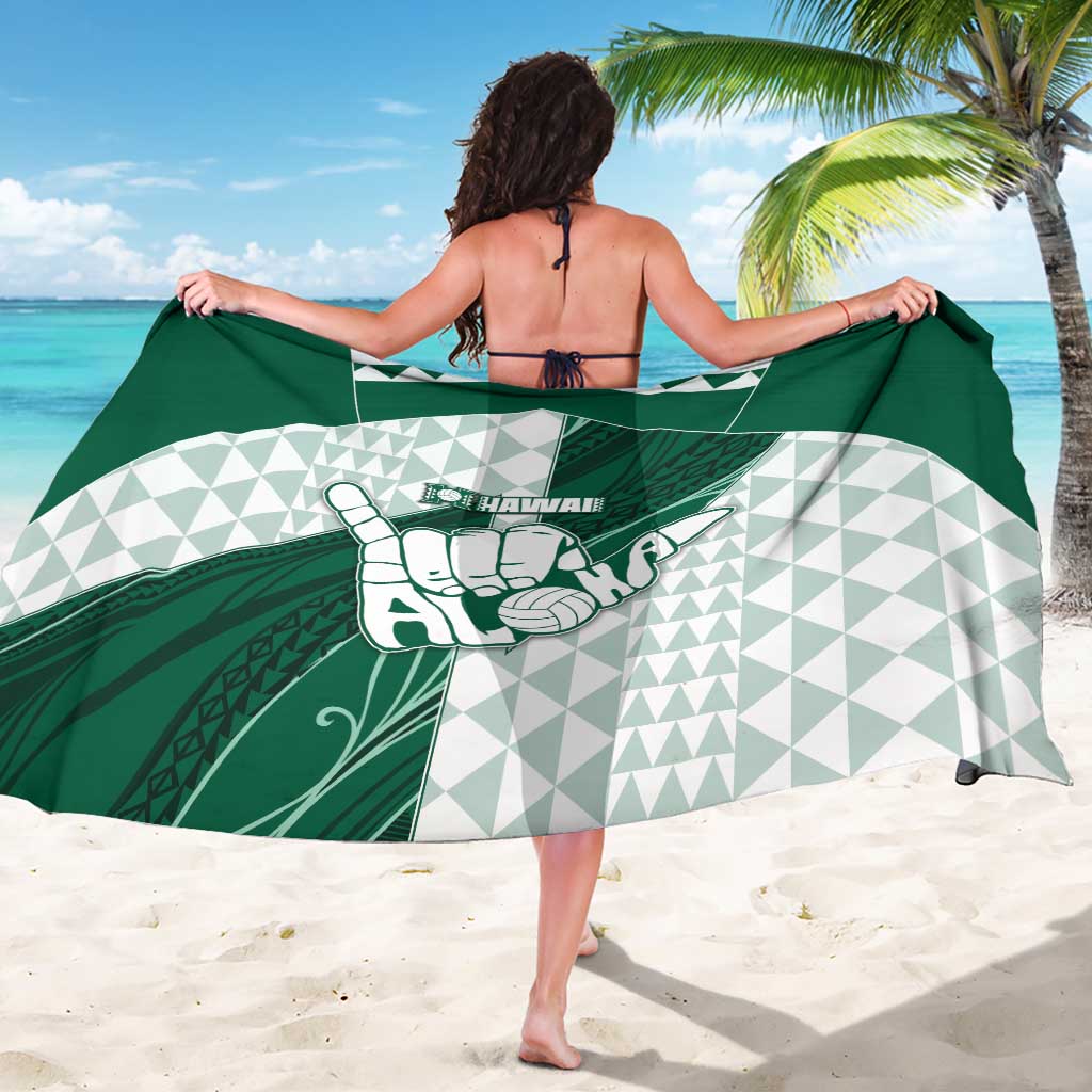 Hawaii Volleyball Sarong Shaka Aloha Hand