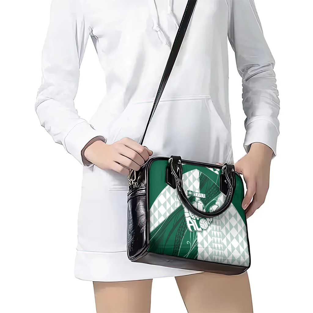 Hawaii Volleyball Shoulder Handbag Shaka Aloha Hand