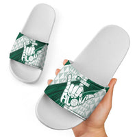 Hawaii Volleyball Slide Sandals Shaka Aloha Hand