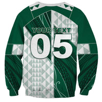 Custom Hawaii Volleyball Sweatshirt Shaka Aloha Hand