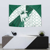 Hawaii Volleyball Tapestry Shaka Aloha Hand