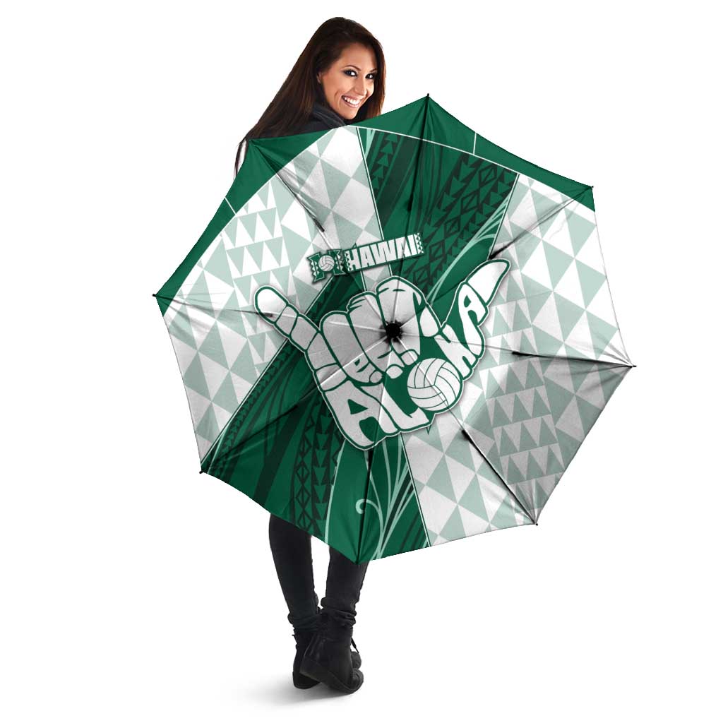 Hawaii Volleyball Umbrella Shaka Aloha Hand