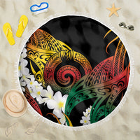 Piko Hawaiian Beach Blanket Gradient Spiral Plumeria Tribal Patterns