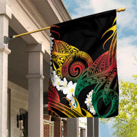 Piko Hawaiian Garden Flag Gradient Spiral Plumeria Tribal Patterns