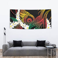 Piko Hawaiian Tapestry Gradient Spiral Plumeria Tribal Patterns