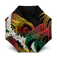 Piko Hawaiian Umbrella Gradient Spiral Plumeria Tribal Patterns