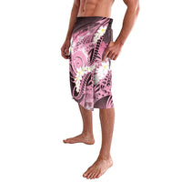 Piko Hawaiian Lavalava Pink Galaxy Spiral Plumeria Tribal Patterns