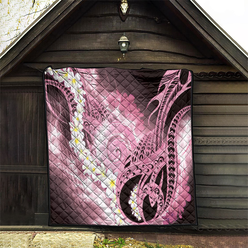 Piko Hawaiian Quilt Pink Galaxy Spiral Plumeria Tribal Patterns