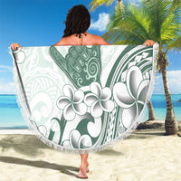 Aloha Hawaii Shaka Beach Blanket Hang Loose Mint Version - Polynesian Pride