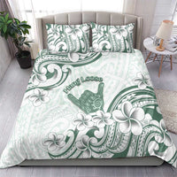 Aloha Hawaii Shaka Bedding Set Hang Loose Mint Version - Polynesian Pride