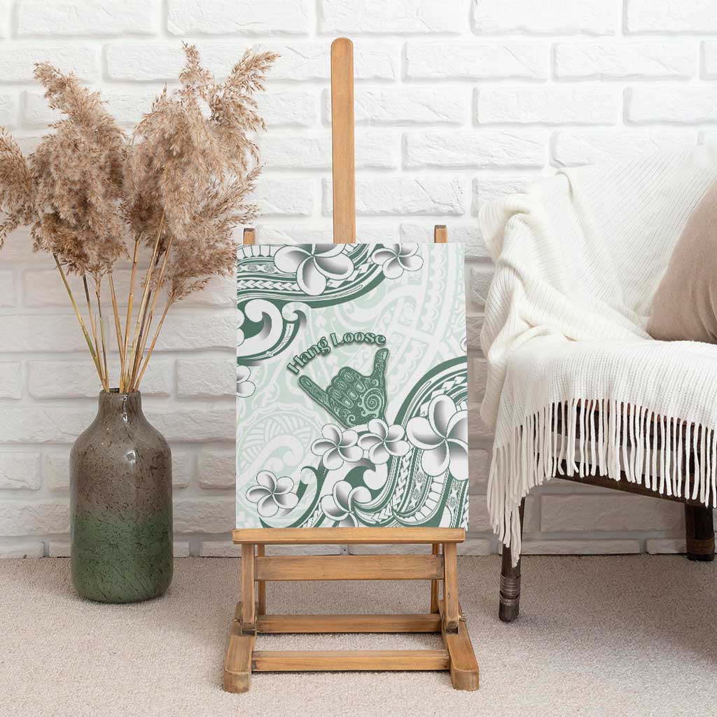 Aloha Hawaii Shaka Canvas Wall Art Hang Loose Mint Version - Polynesian Pride