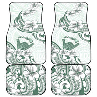 Aloha Hawaii Shaka Car Mats Hang Loose Mint Version - Polynesian Pride