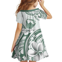 Aloha Hawaii Shaka Family Matching Long Sleeve Bodycon Dress and Hawaiian Shirt Hang Loose Mint Version DT05 - Polynesian Pride