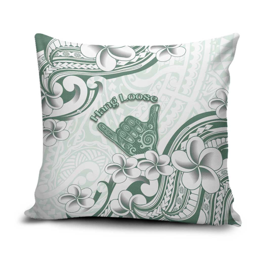 Aloha Hawaii Shaka Pillow Cover Hang Loose Mint Version - Polynesian Pride