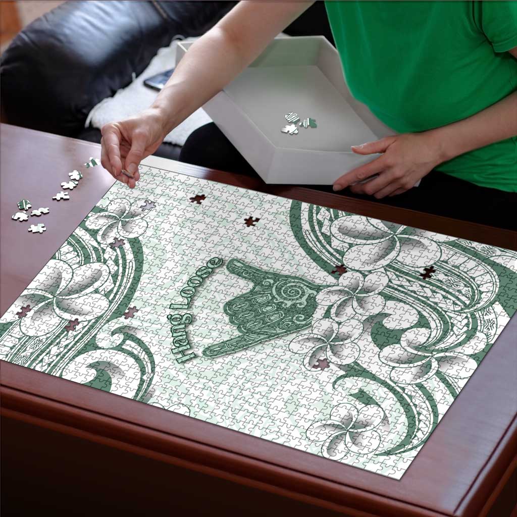 Aloha Hawaii Shaka Puzzle Hang Loose Mint Version - Polynesian Pride
