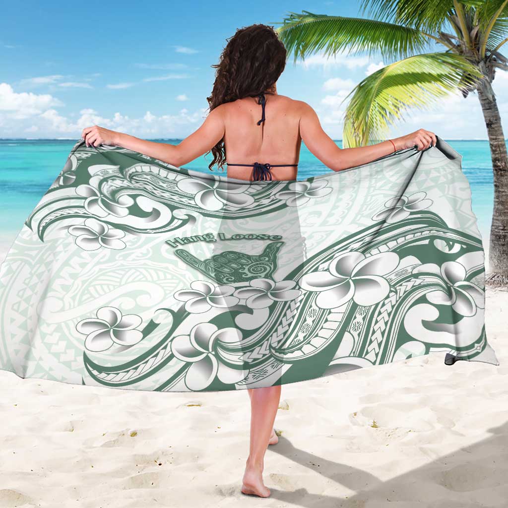 Aloha Hawaii Shaka Sarong Hang Loose Mint Version - Polynesian Pride