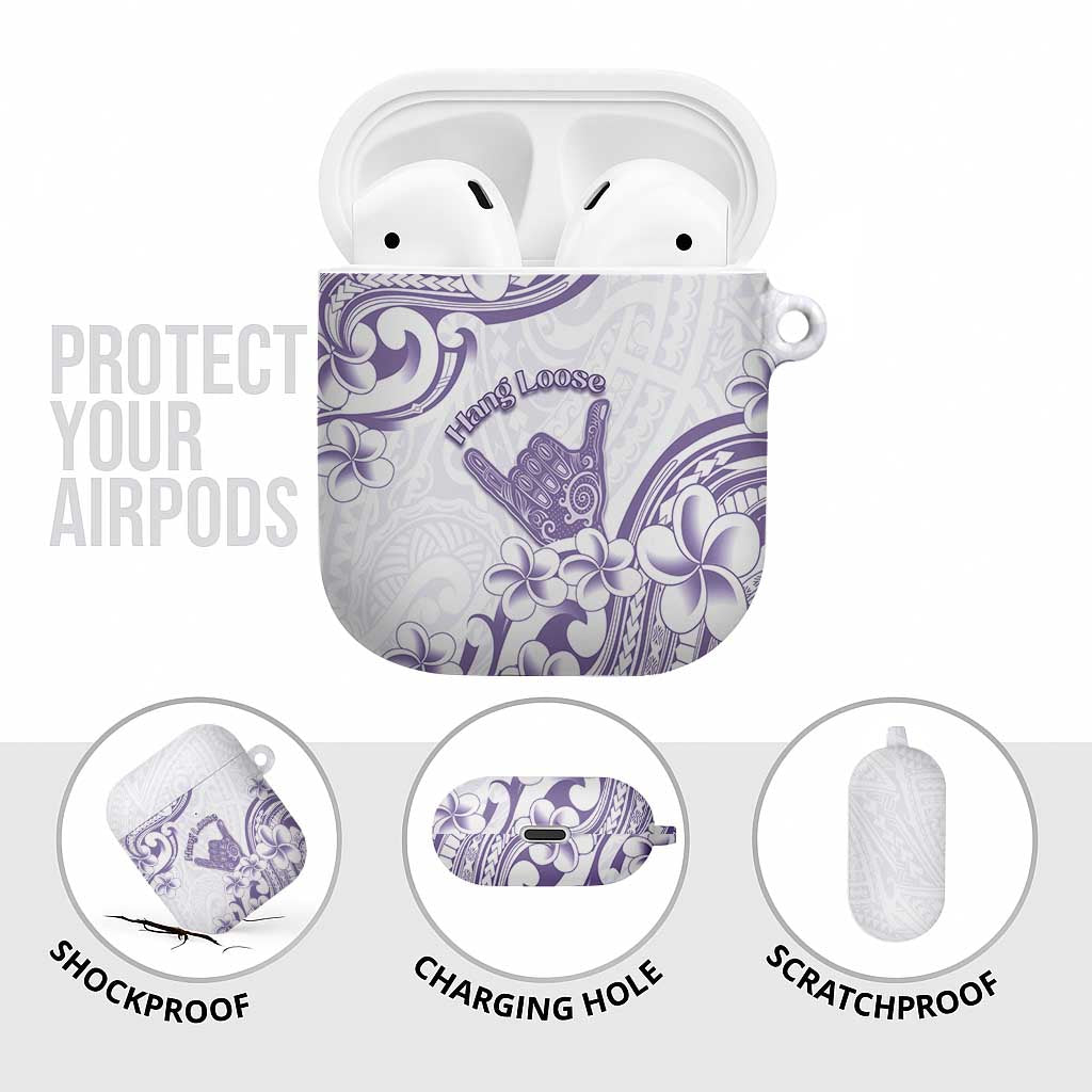 Aloha Hawaii Shaka AirPods Case Hang Loose Purple Version - Polynesian Pride