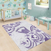 Aloha Hawaii Shaka Area Rug Hang Loose Purple Version - Polynesian Pride