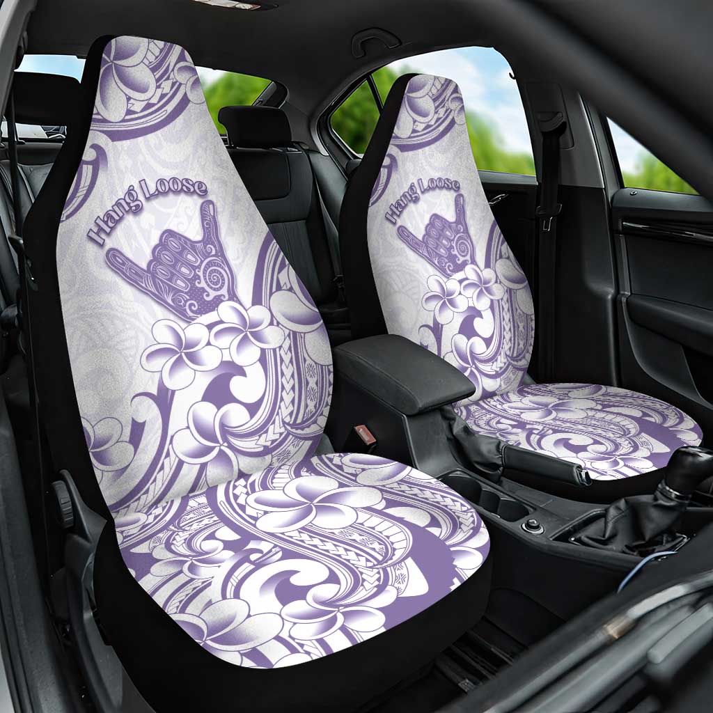 Aloha Hawaii Shaka Car Seat Cover Hang Loose Purple Version - Polynesian Pride