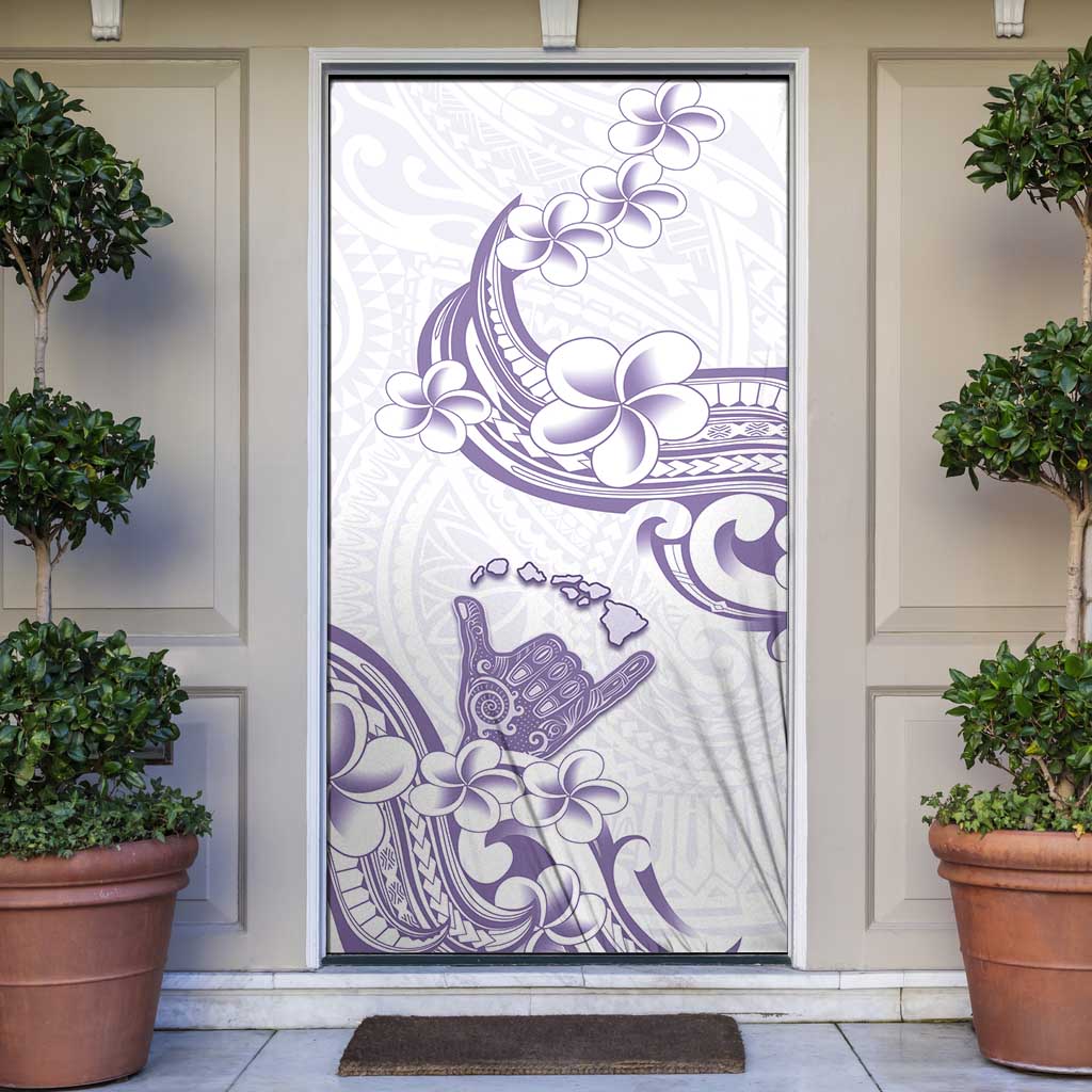 Aloha Hawaii Shaka Door Cover Hang Loose Purple Version - Polynesian Pride