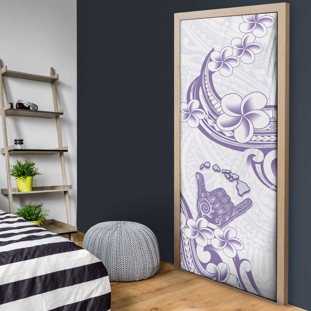 Aloha Hawaii Shaka Door Cover Hang Loose Purple Version - Polynesian Pride
