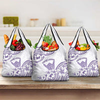 Aloha Hawaii Shaka Grocery Bag Hang Loose Purple Version - Polynesian Pride