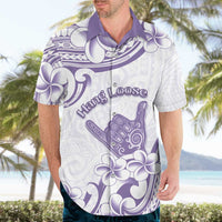 Aloha Hawaii Shaka Hawaiian Shirt Hang Loose Purple Version - Polynesian Pride