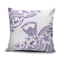 Aloha Hawaii Shaka Pillow Cover Hang Loose Purple Version - Polynesian Pride