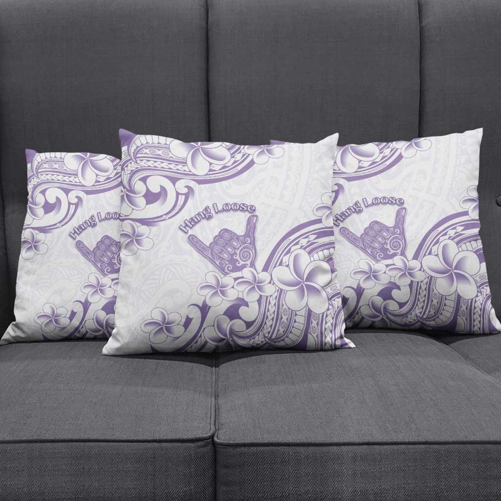 Aloha Hawaii Shaka Pillow Cover Hang Loose Purple Version - Polynesian Pride