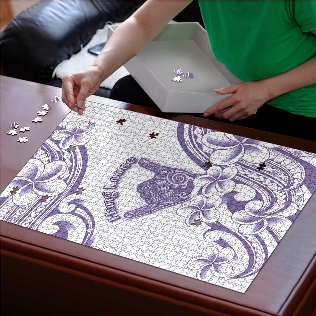 Aloha Hawaii Shaka Puzzle Hang Loose Purple Version - Polynesian Pride