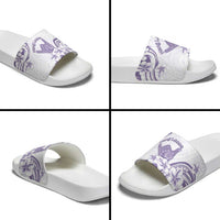 Aloha Hawaii Shaka Slide Sandals Hang Loose Purple Version - Polynesian Pride