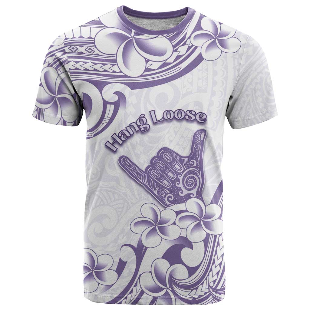 Aloha Hawaii Shaka T Shirt Hang Loose Purple Version - Polynesian Pride