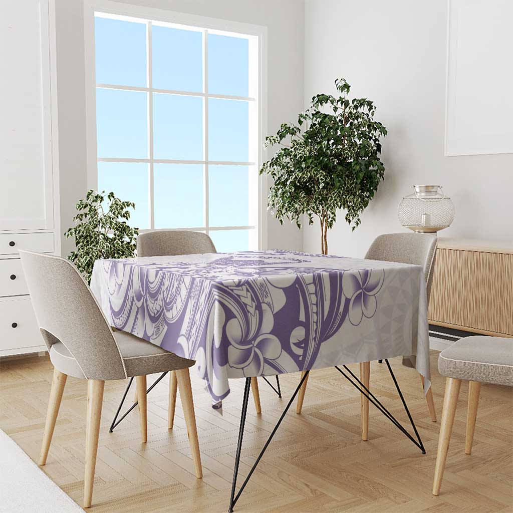 Aloha Hawaii Shaka Tablecloth Hang Loose Purple Version - Polynesian Pride