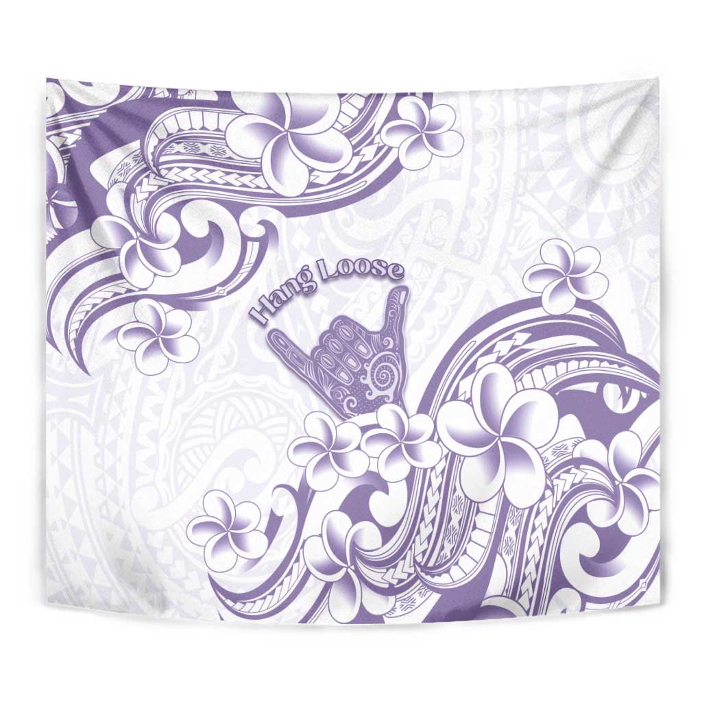 Aloha Hawaii Shaka Tapestry Hang Loose Purple Version - Polynesian Pride
