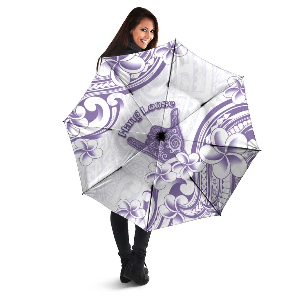 Aloha Hawaii Shaka Umbrella Hang Loose Purple Version - Polynesian Pride