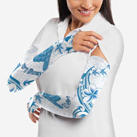 Aloha Hawaii Shaka Arm Sleeves Hang Loose Blue Version - Polynesian Pride