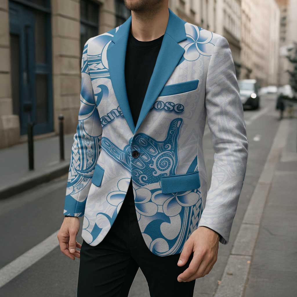 Aloha Hawaii Shaka Blazer Hang Loose Blue Version - Polynesian Pride