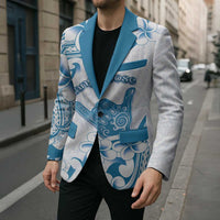 Aloha Hawaii Shaka Blazer Hang Loose Blue Version - Polynesian Pride