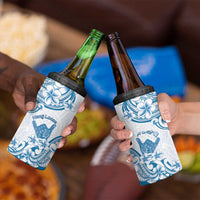 Aloha Hawaii Shaka 4 in 1 Can Cooler Tumbler Hang Loose Blue Version - Polynesian Pride