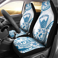Aloha Hawaii Shaka Car Seat Cover Hang Loose Blue Version - Polynesian Pride