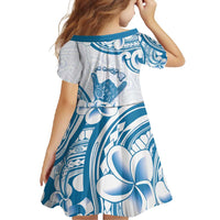 Aloha Hawaii Shaka Family Matching Long Sleeve Bodycon Dress and Hawaiian Shirt Hang Loose Blue Version DT05 - Polynesian Pride