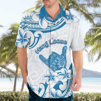 Aloha Hawaii Shaka Hawaiian Shirt Hang Loose Blue Version - Polynesian Pride