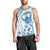 Aloha Hawaii Shaka Men Tank Top Hang Loose Blue Version - Polynesian Pride