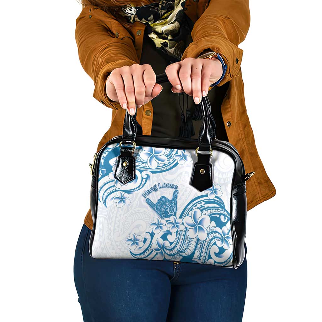 Aloha Hawaii Shaka Shoulder Handbag Hang Loose Blue Version - Polynesian Pride